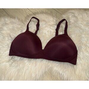 Warners 04003O Light Lift Bra Lightly Padded Wire Free Womens 38C Purple New